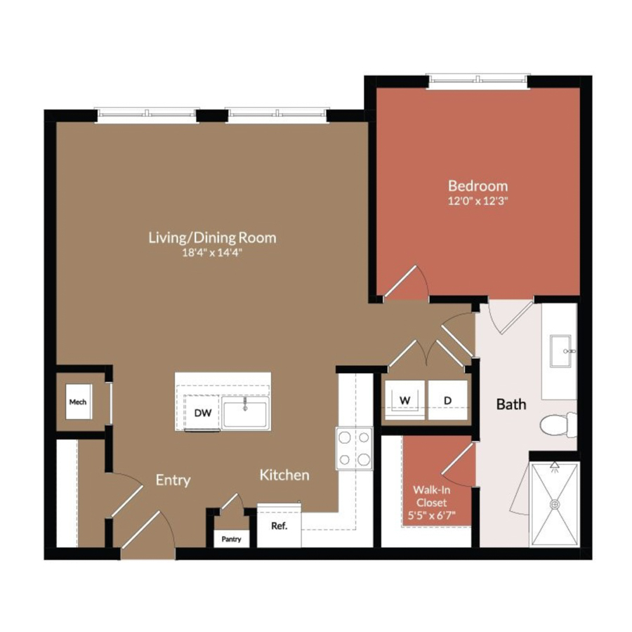 A2 Shower floorplan layout