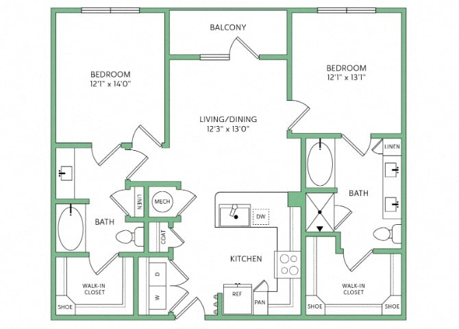 B1 floorplan layout