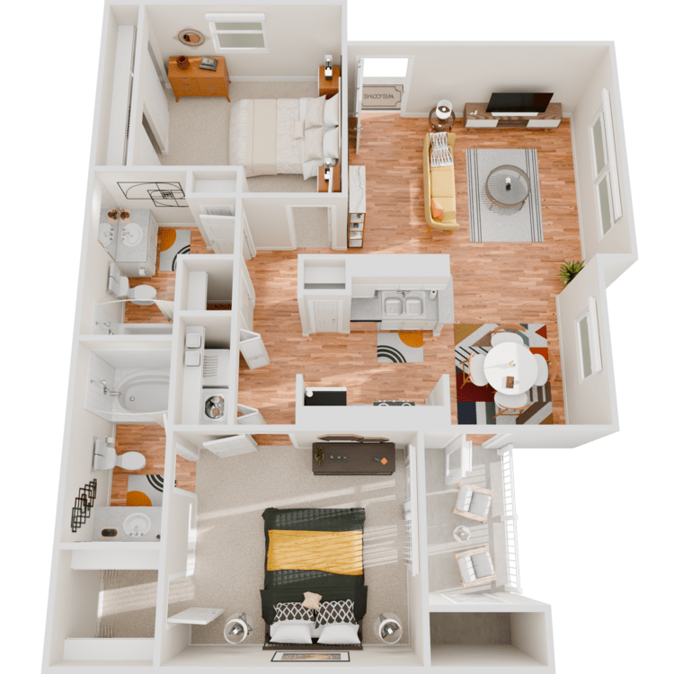 B3 floorplan layout