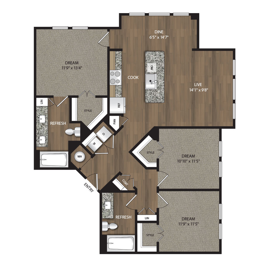 C1.c floorplan layout