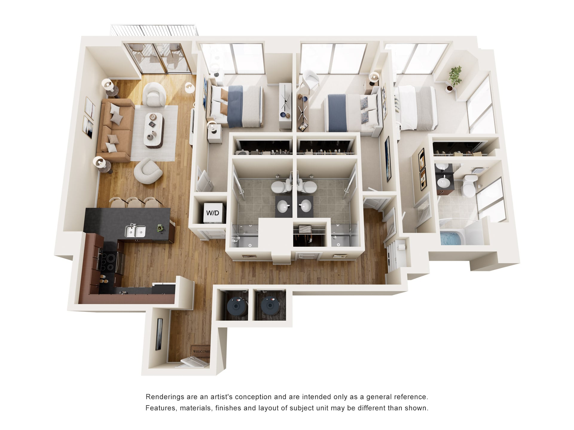C4 N floorplan layout