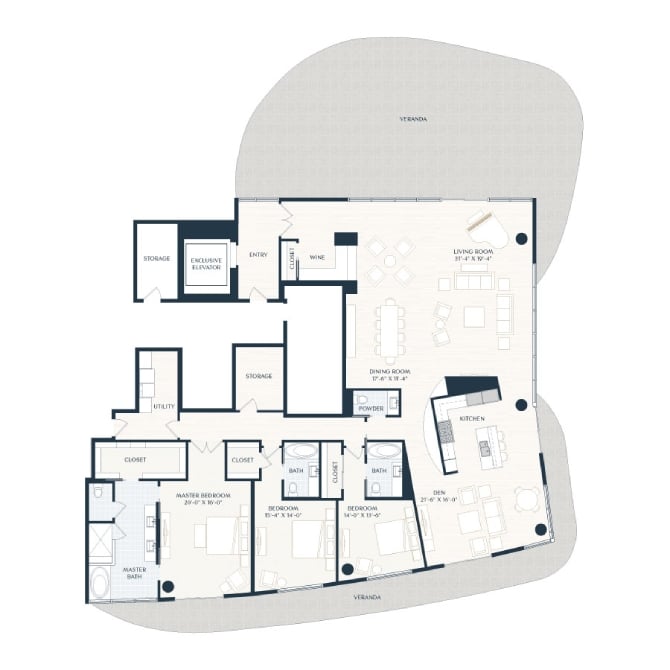 PH2 floorplan layout