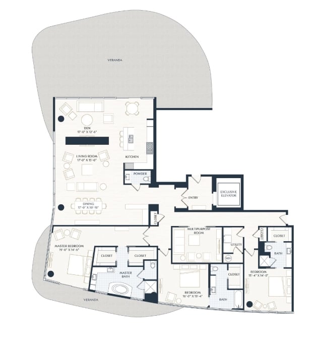 PH1 floorplan layout
