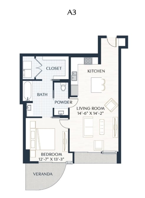 A3 floorplan layout