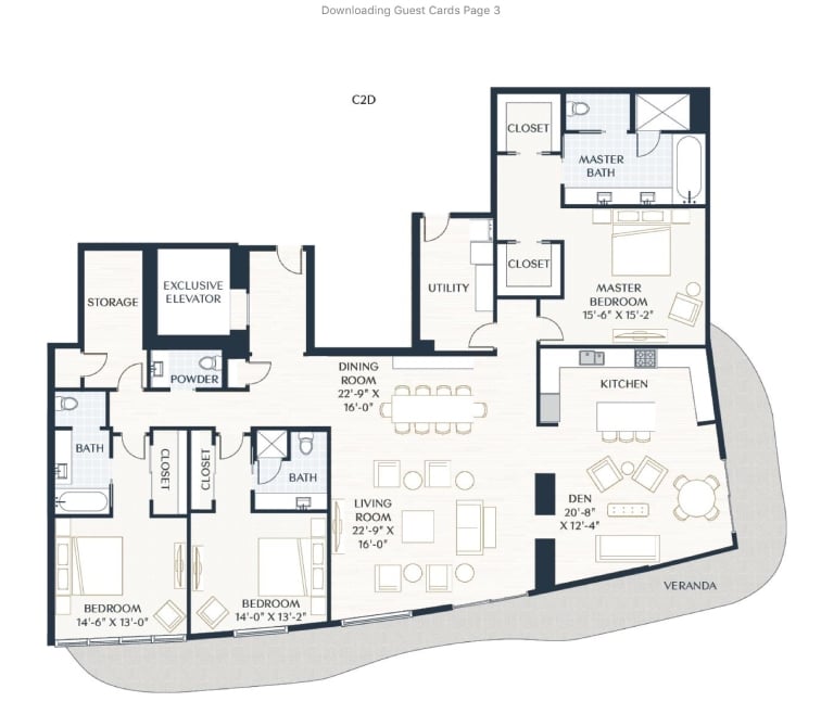 C2d floorplan layout