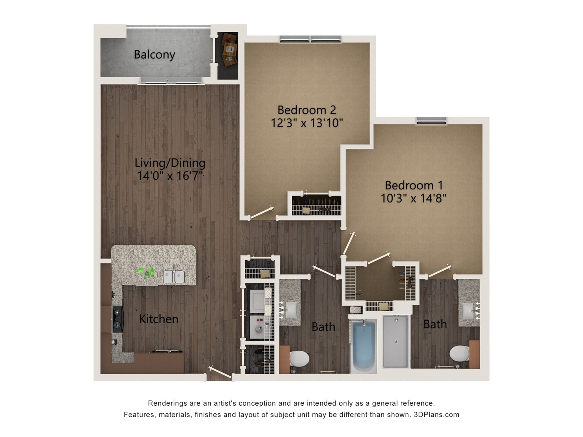 B3 floorplan layout
