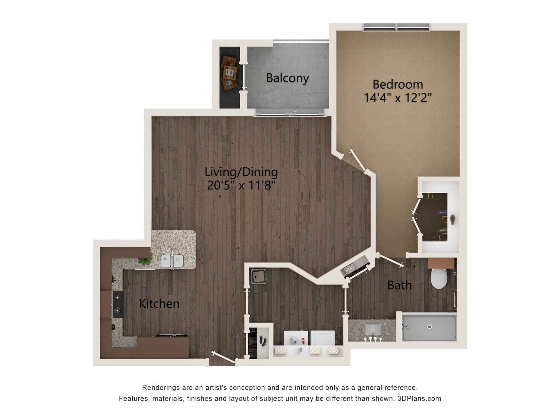 A4 floorplan layout