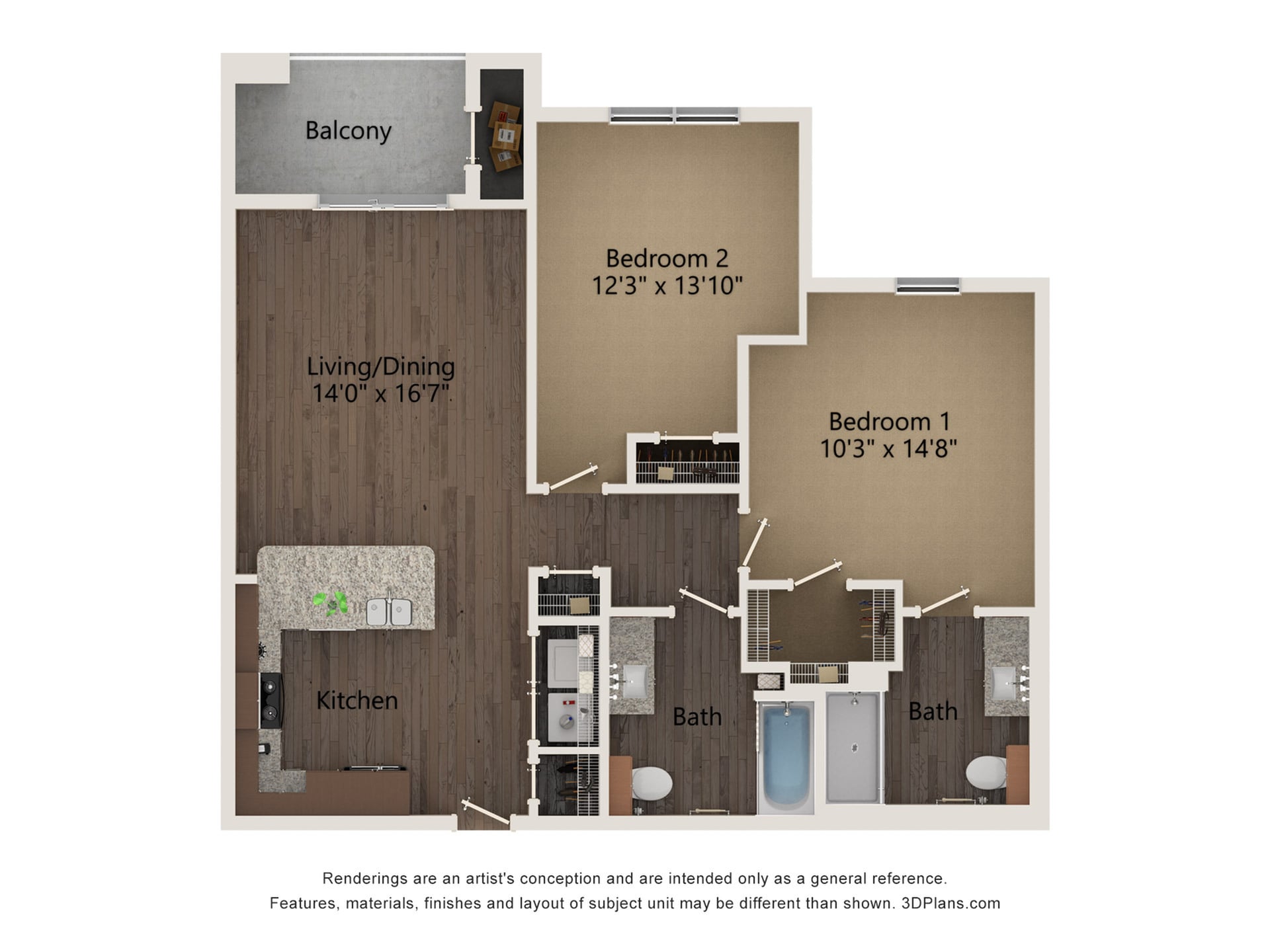 B2 floorplan layout