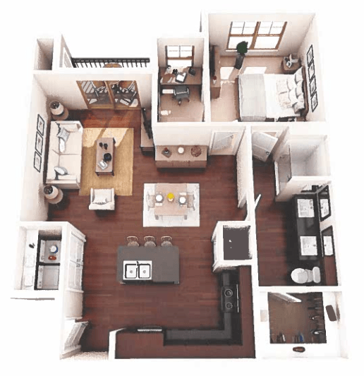 BRAZOS floorplan layout