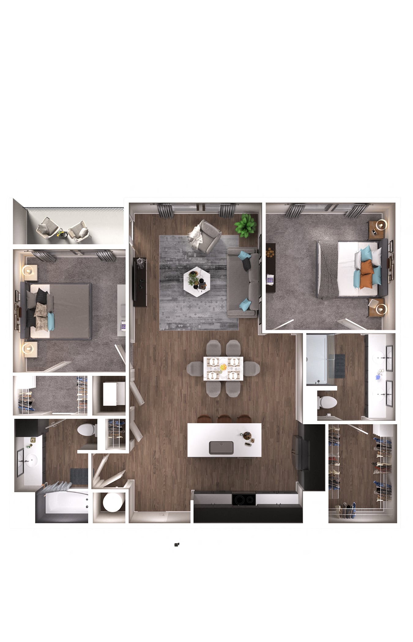 B2 floorplan layout