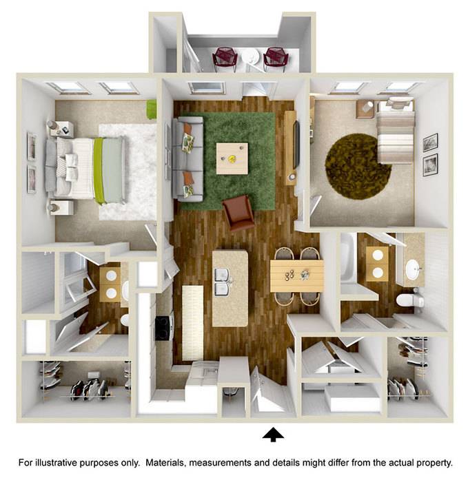 B2B floorplan layout