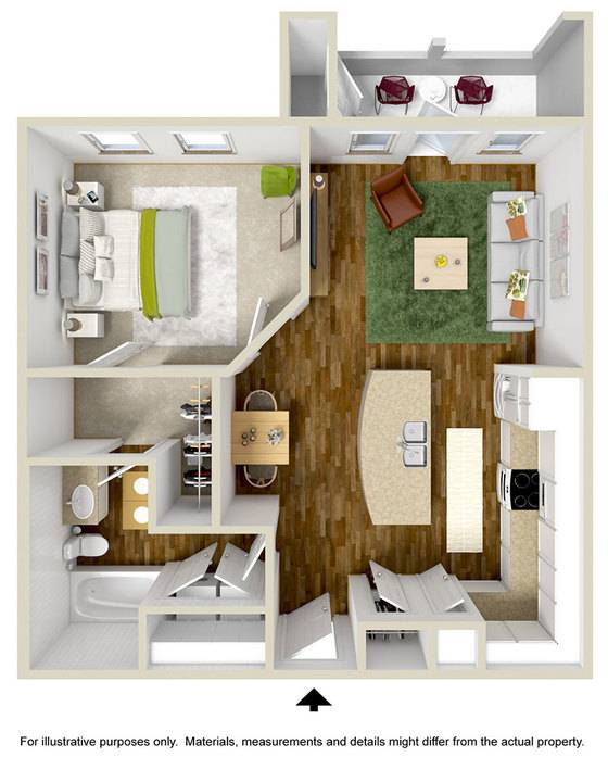 A2C floorplan layout
