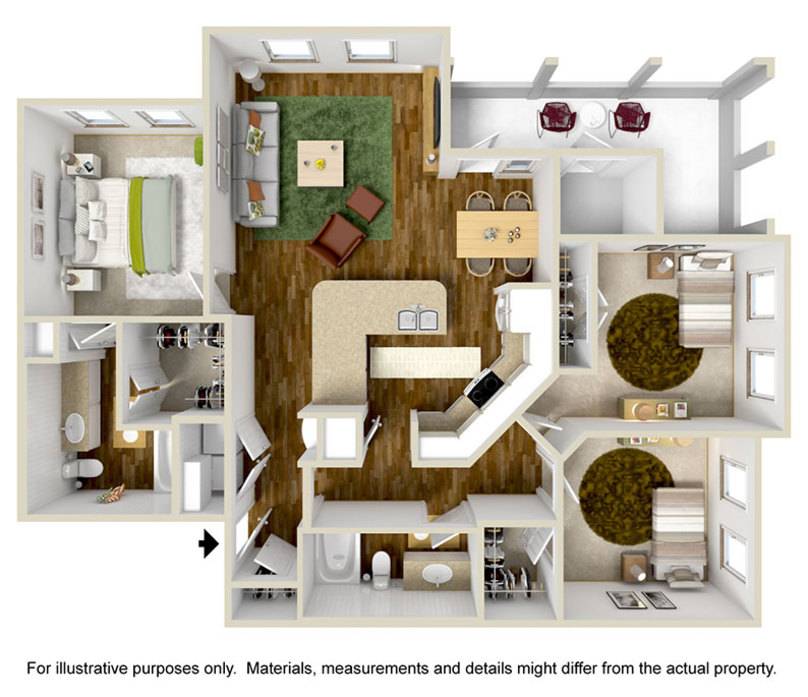 C1 floorplan layout