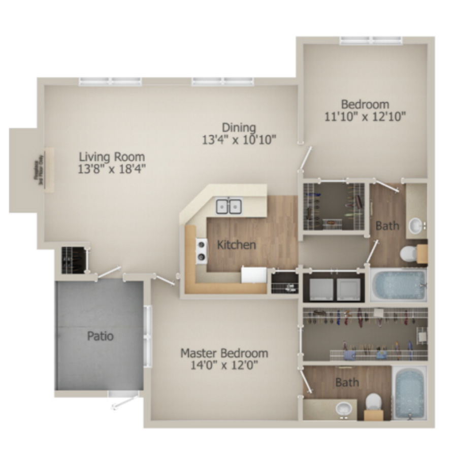 D floorplan layout