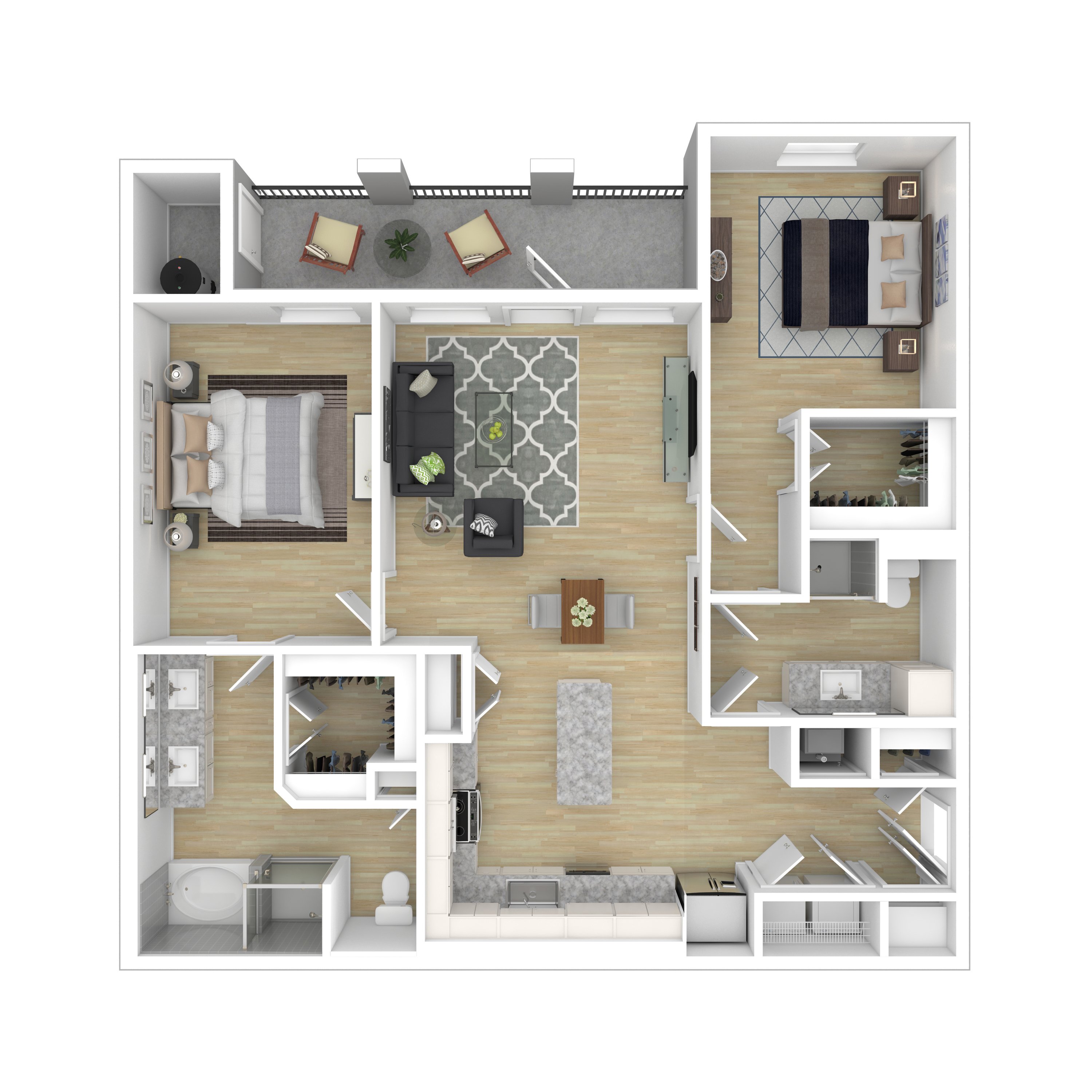 B3 floorplan layout