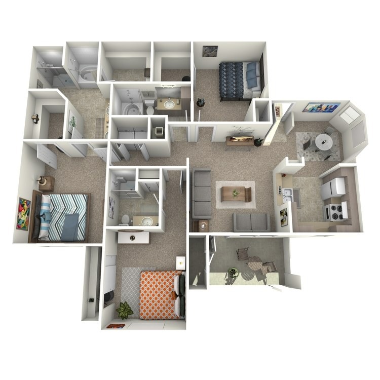 Oak Platinum floorplan layout