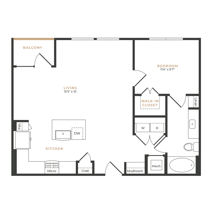 A13 floorplan layout