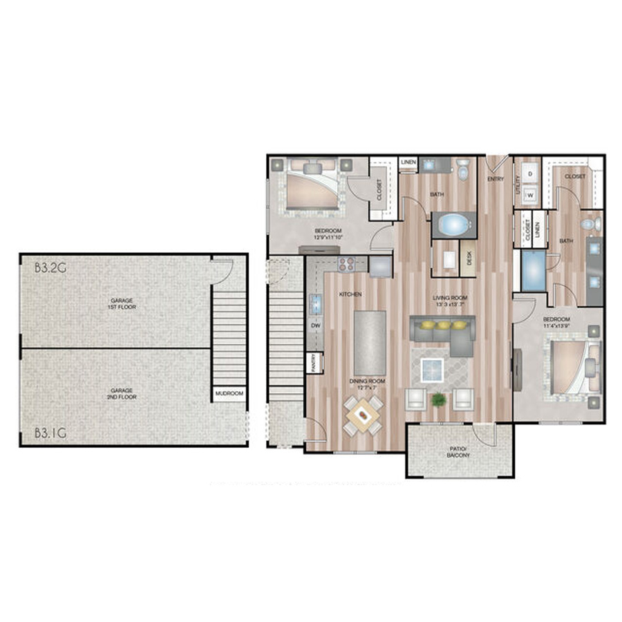 B3.2G floorplan layout