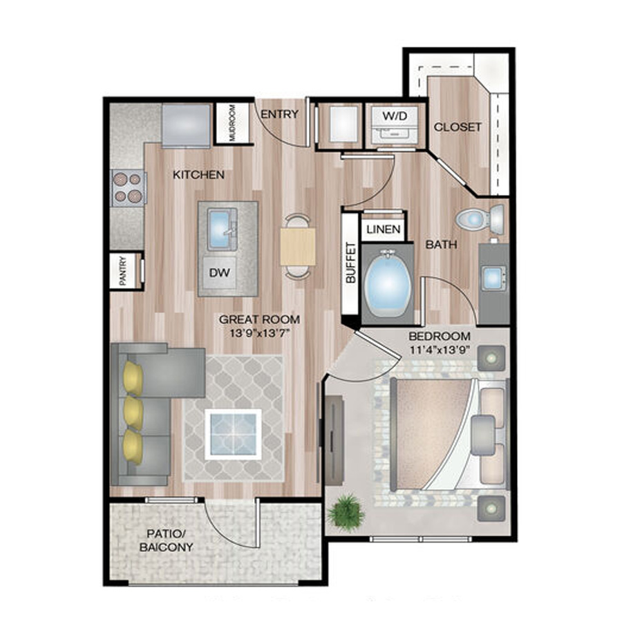 A1 floorplan layout