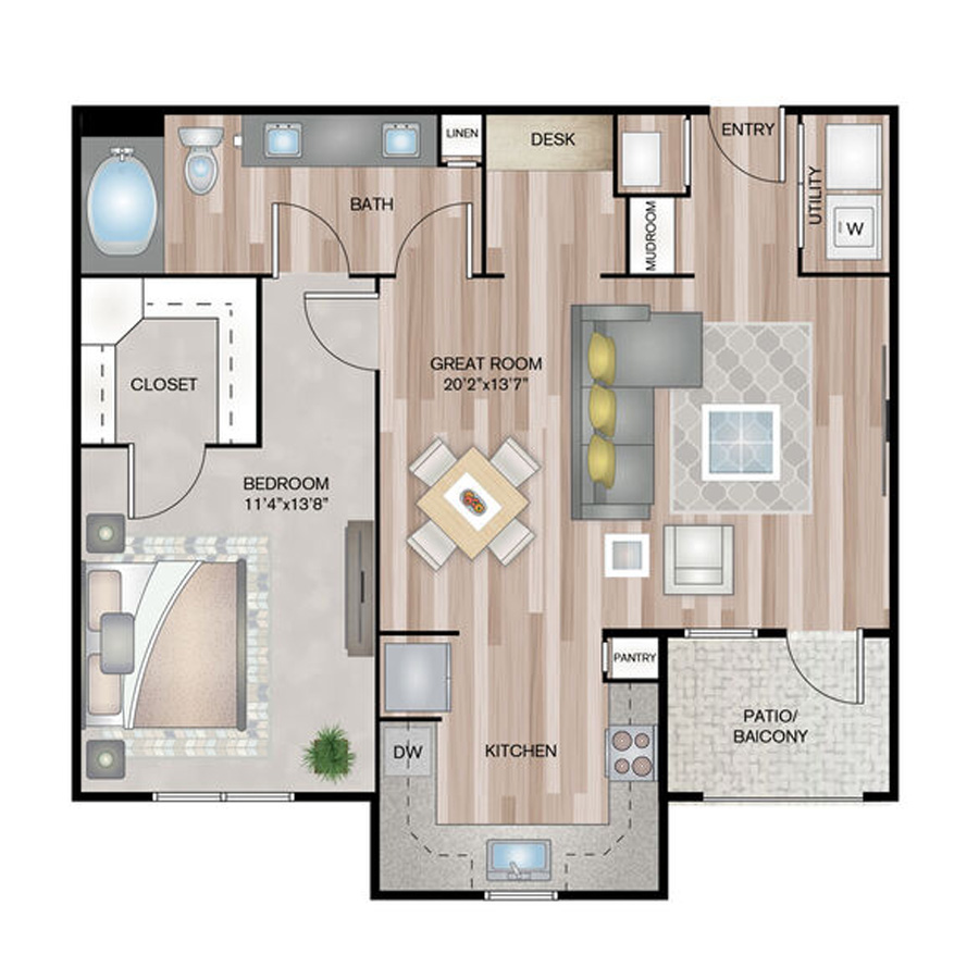 A2 floorplan layout