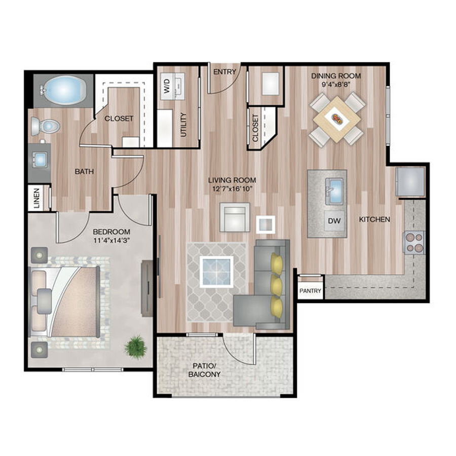 A2.1 floorplan layout