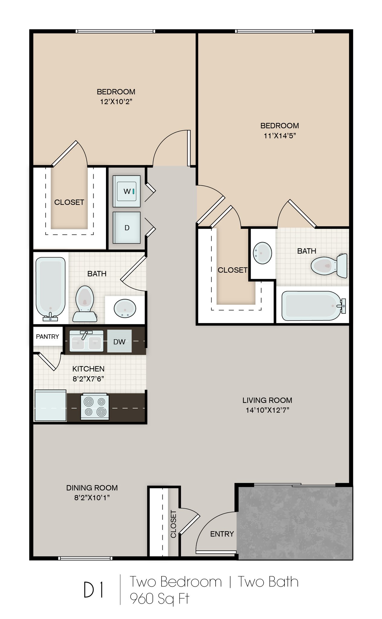 B3-P floorplan layout