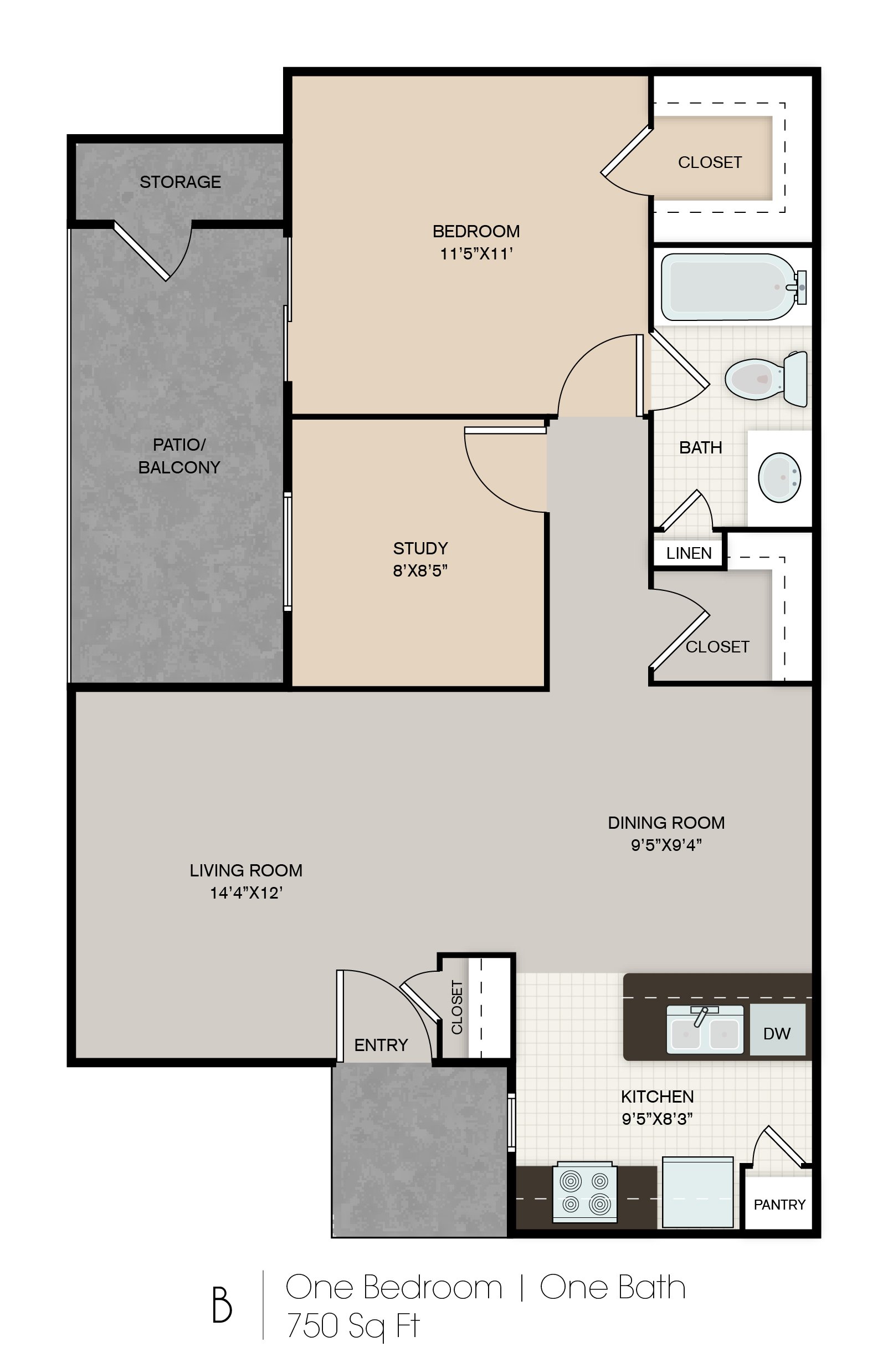 B0-D floorplan layout