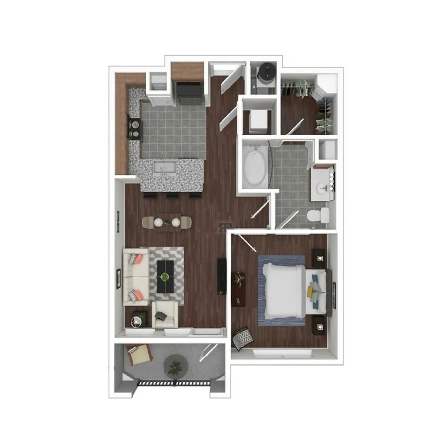 A1B floorplan layout