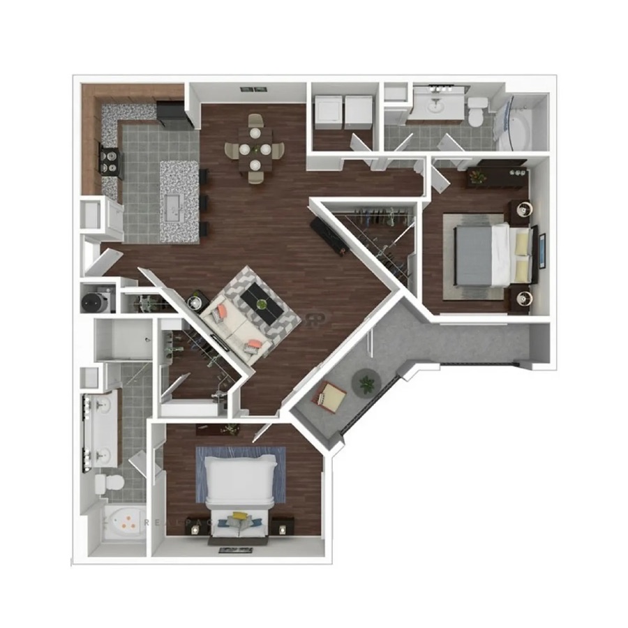 B3 floorplan layout