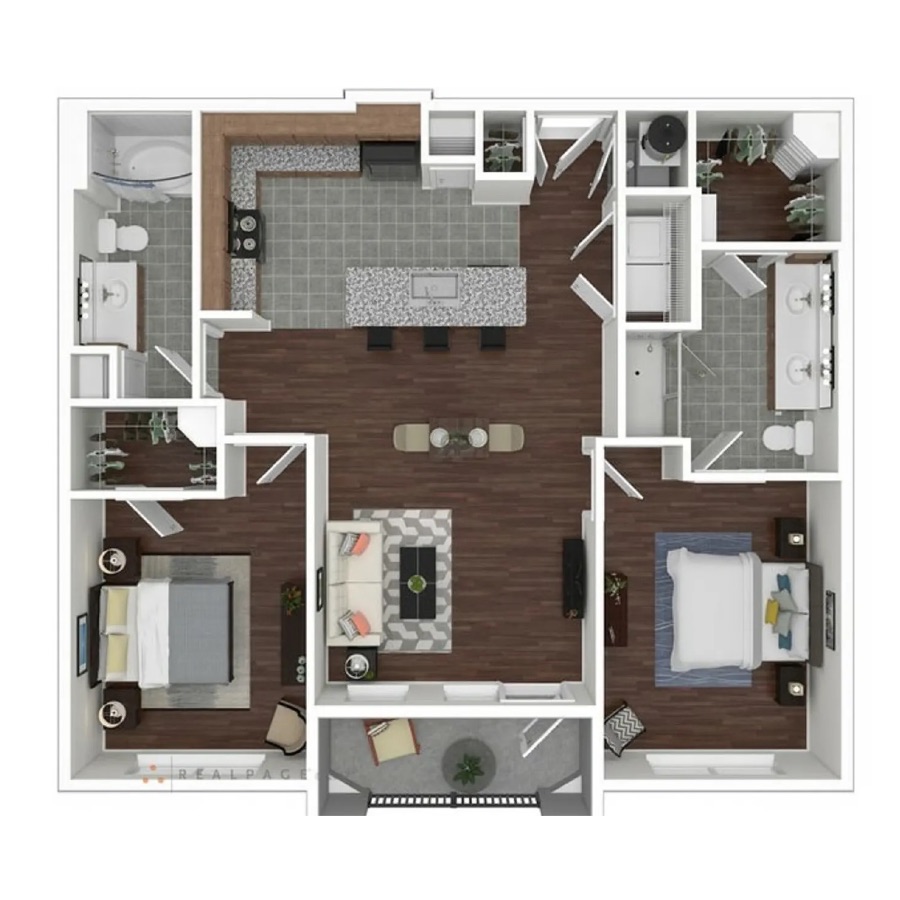 B2 floorplan layout