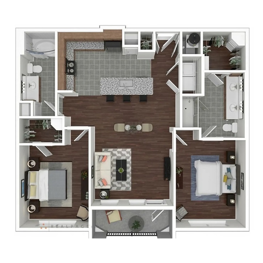 B2B floorplan layout