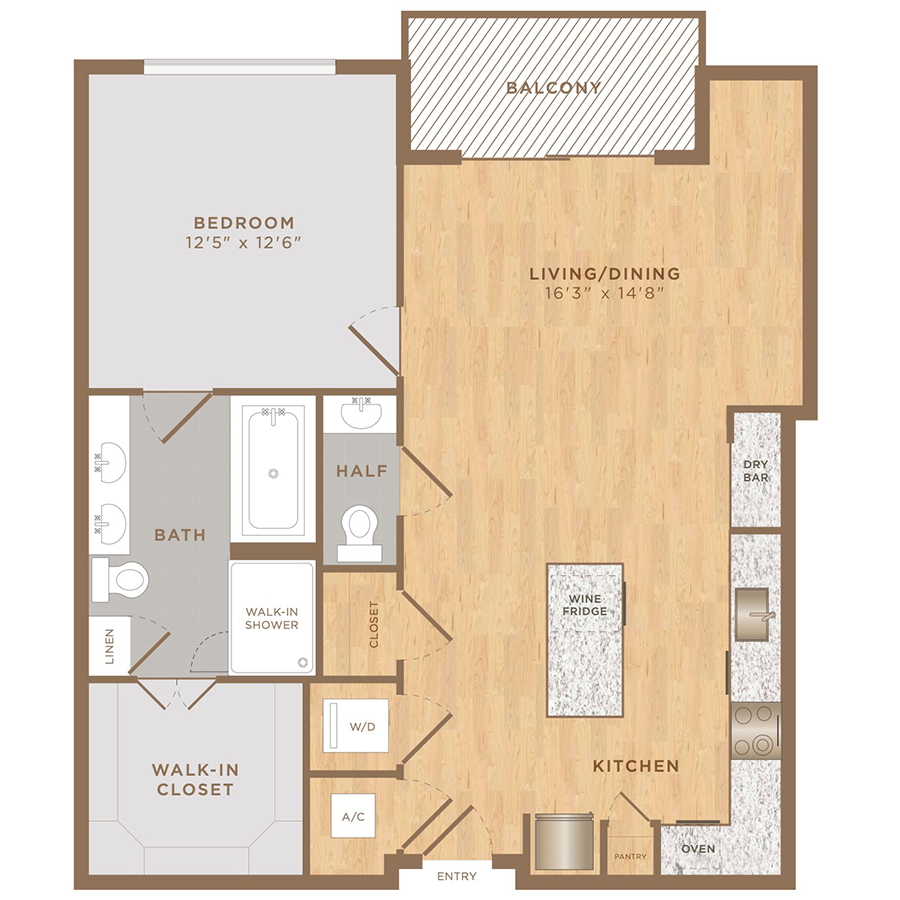 A3B floorplan layout