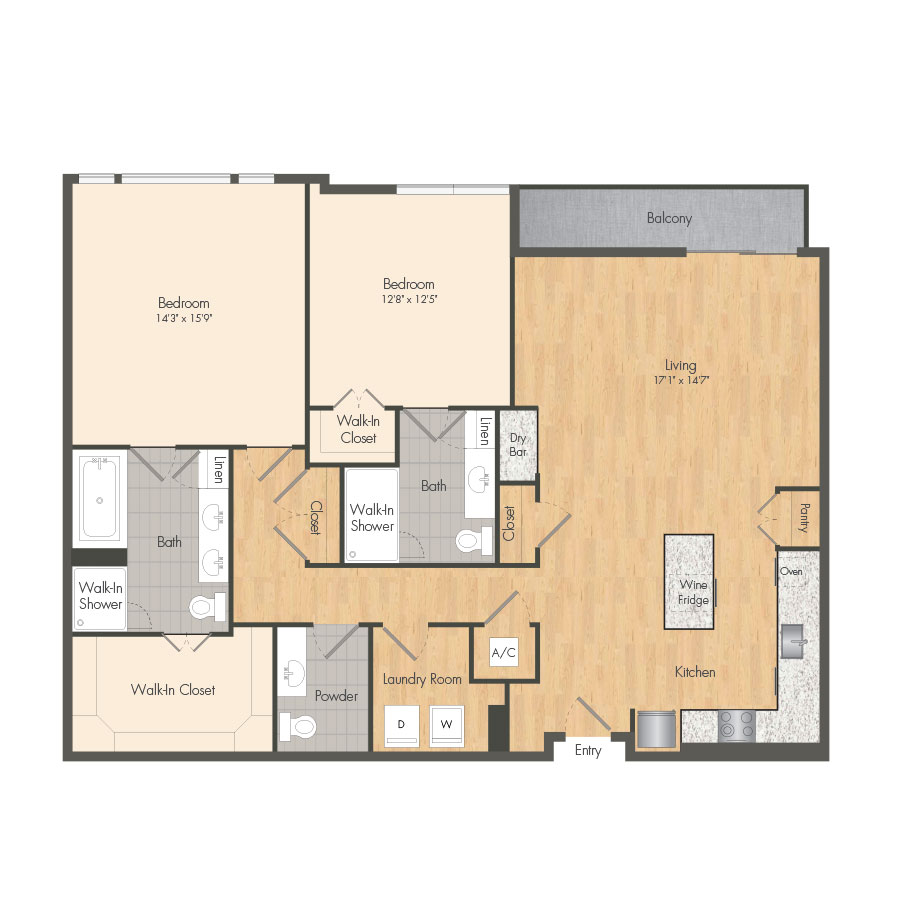 B13 floorplan layout