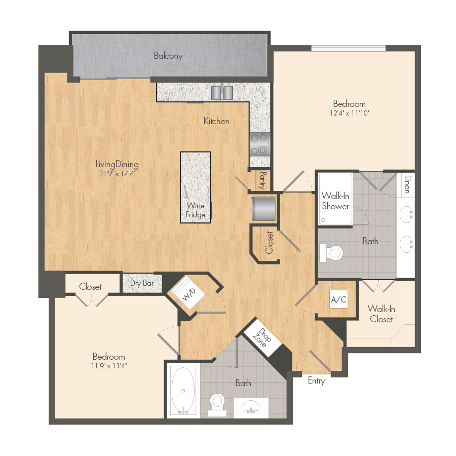B5A floorplan layout