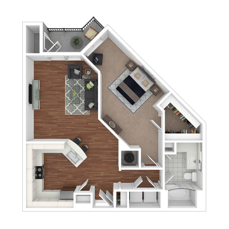 A2F floorplan layout