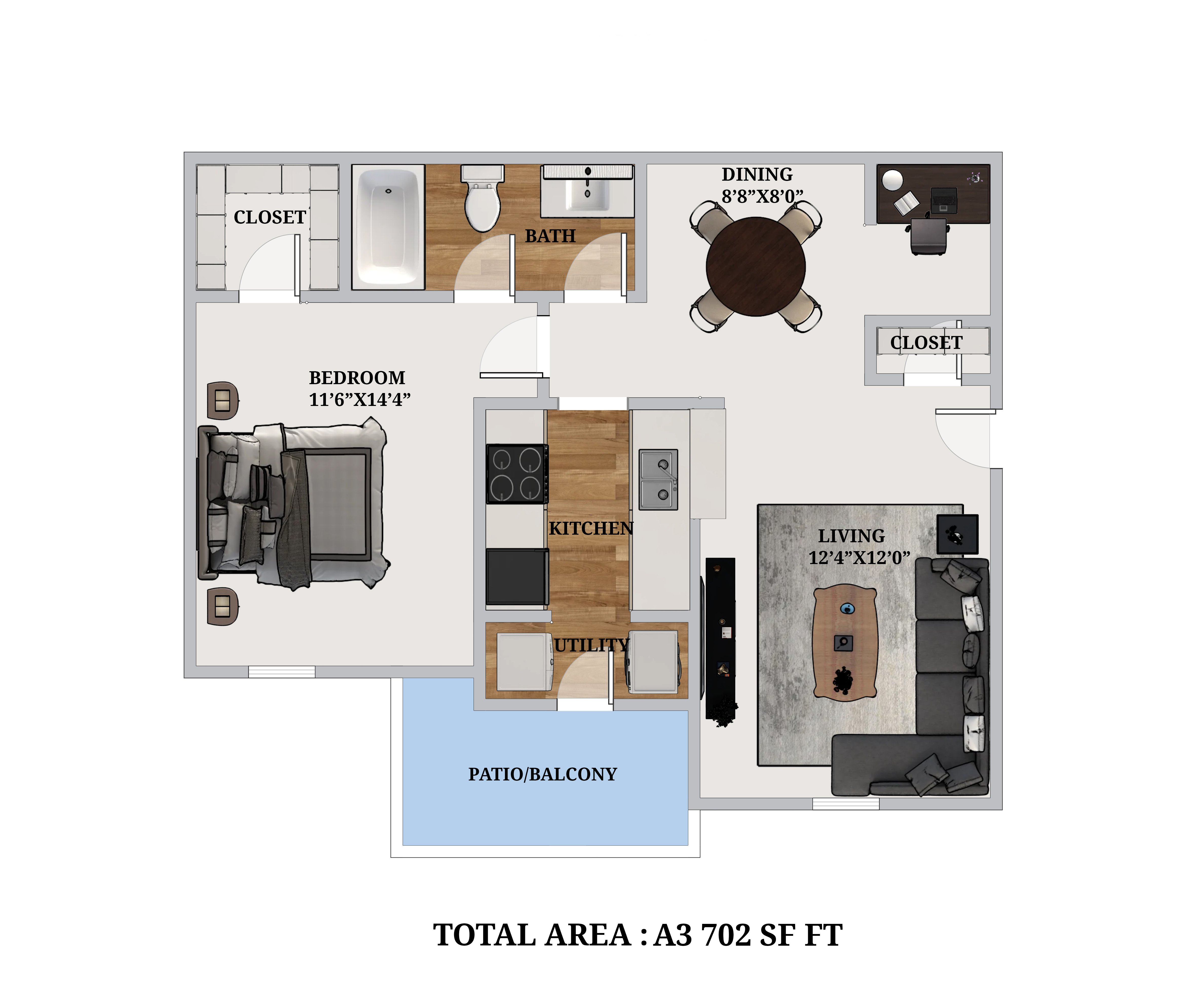 A3 floorplan layout