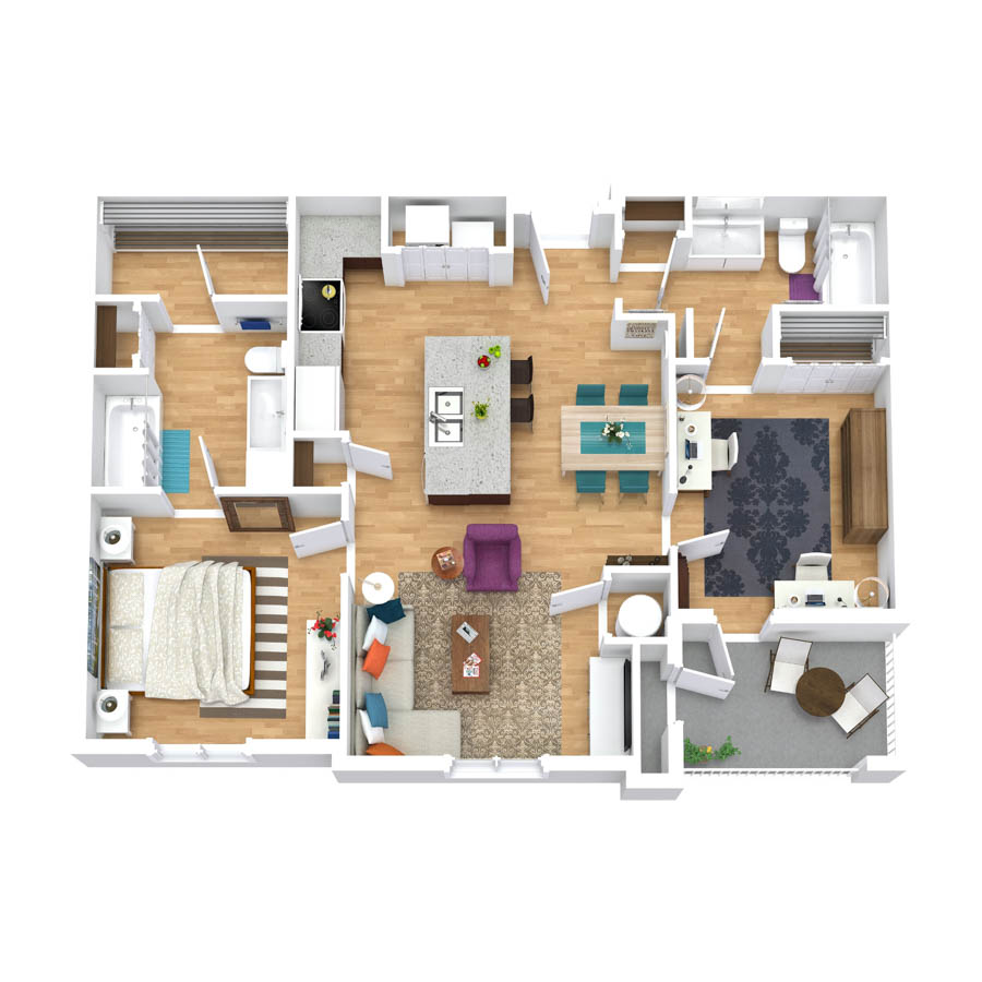 B1 floorplan layout