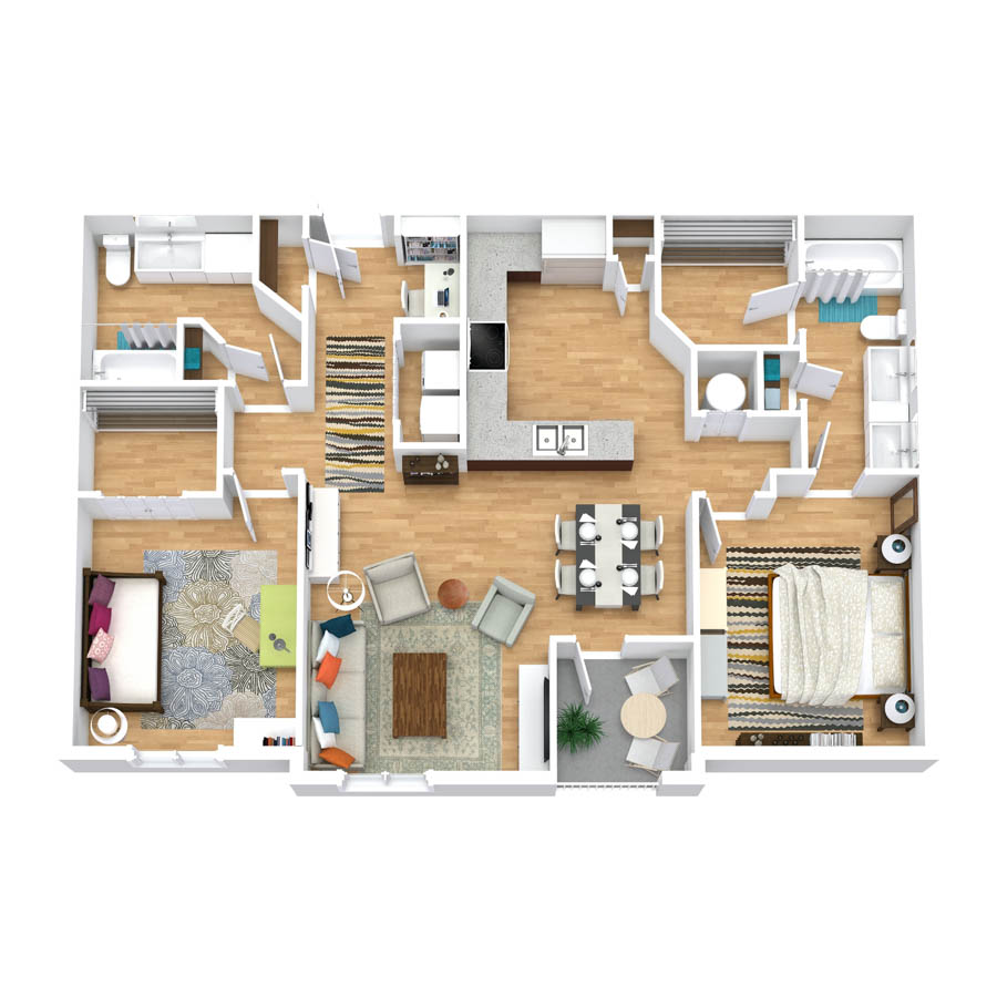 B3 floorplan layout