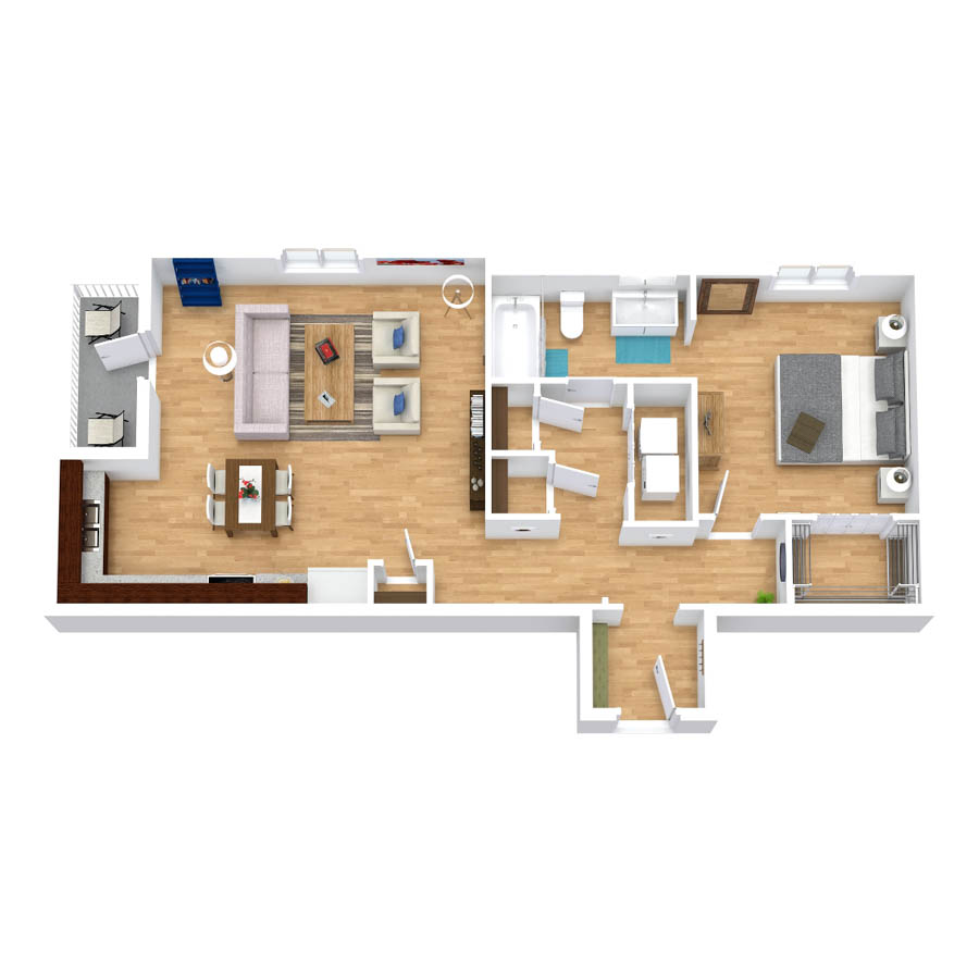 F1 floorplan layout