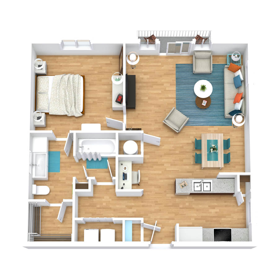 A4 (Loft) floorplan layout