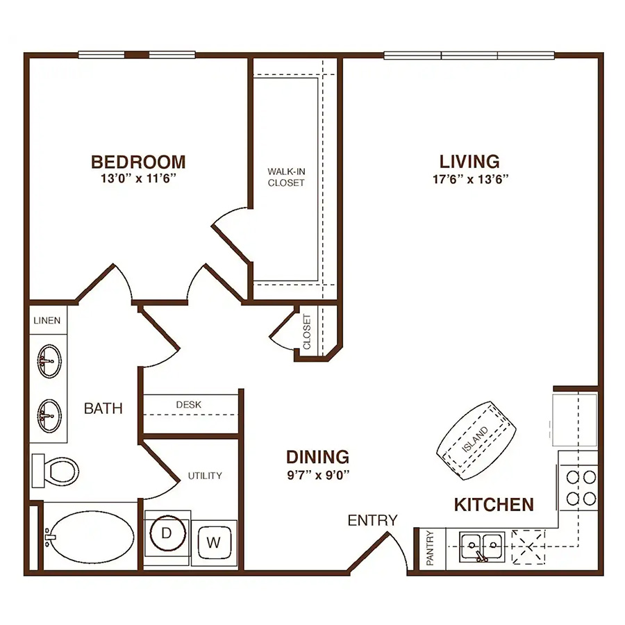 The Carlisle floorplan layout