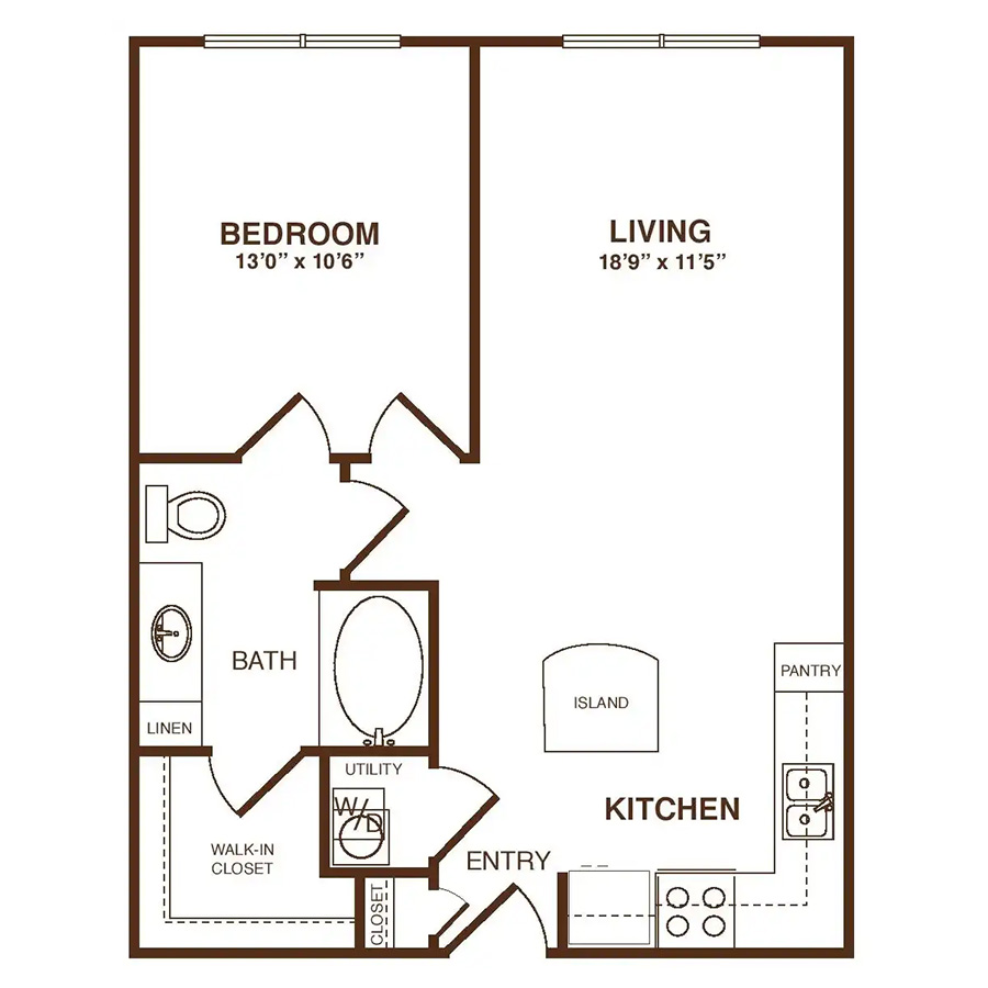 The Chelsea floorplan layout