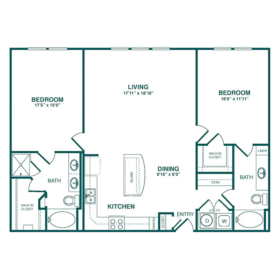 The Stanmore floorplan layout