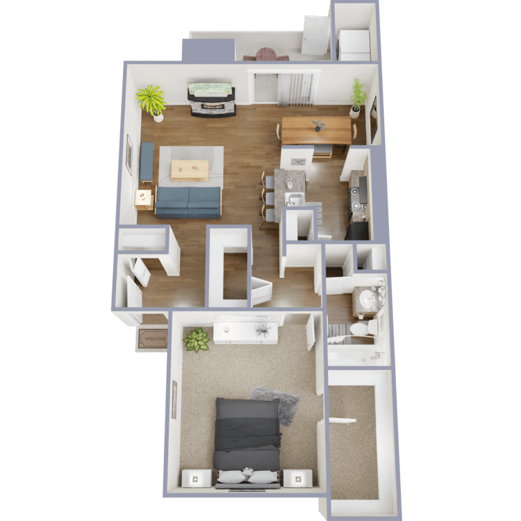 C floorplan layout