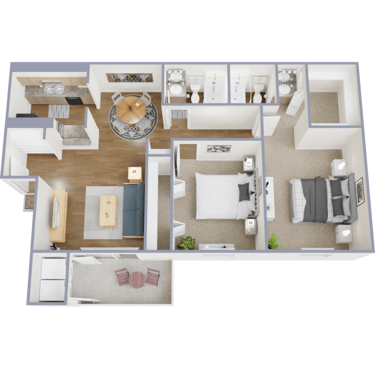 E floorplan layout