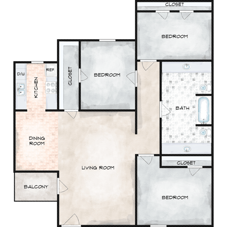 3x1.5 floorplan layout