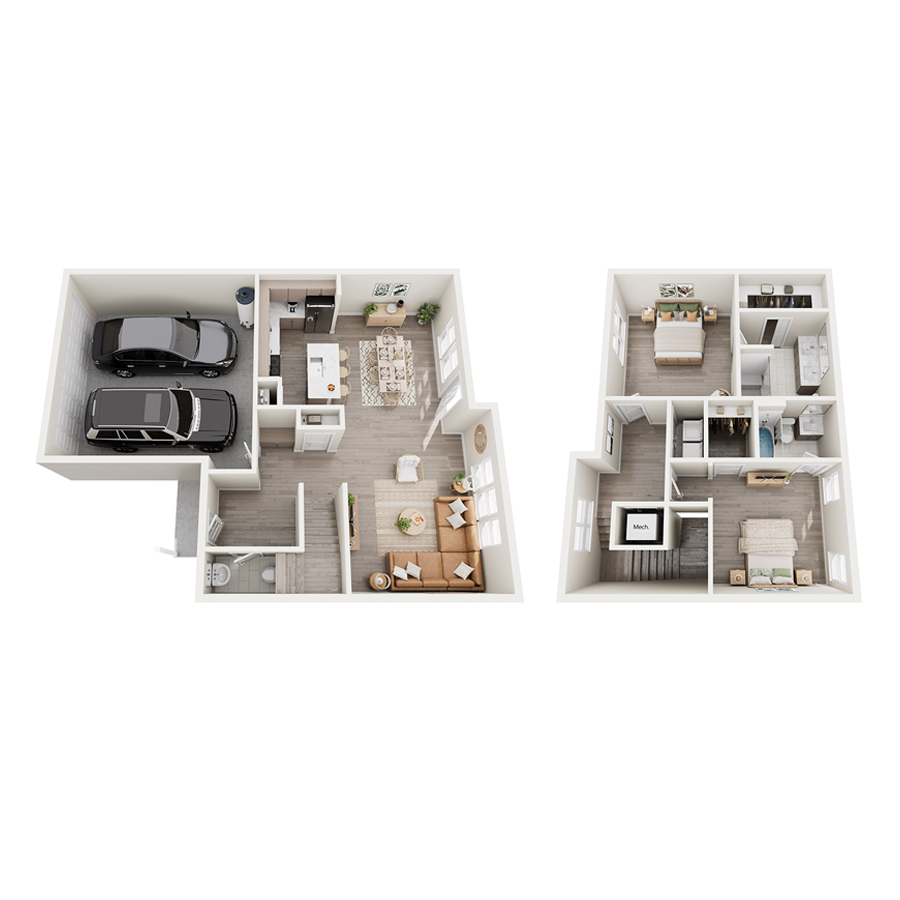 Canary floorplan layout