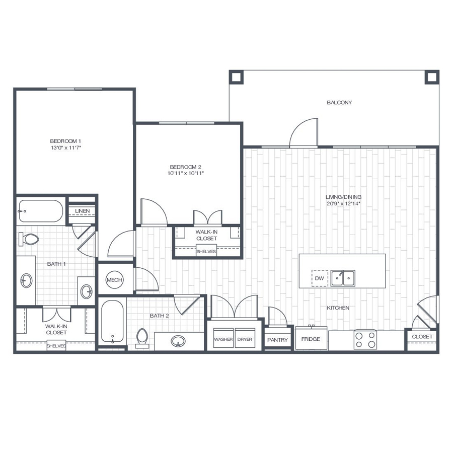 B3 floorplan layout