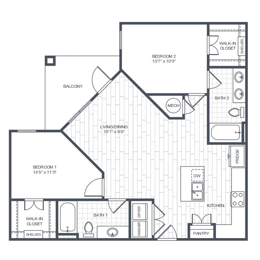 B1 floorplan layout