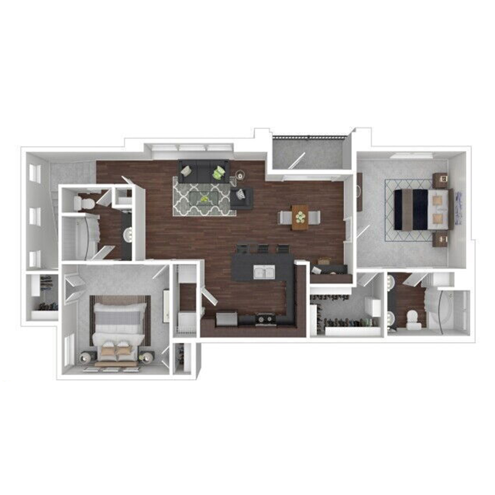 Villa B3 floorplan layout